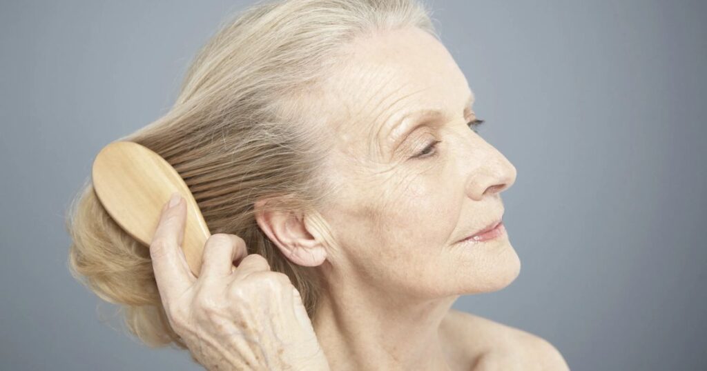 Hair care with aging