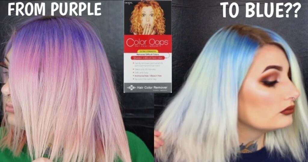 Steps for Using Color Oops on Bleached Hair